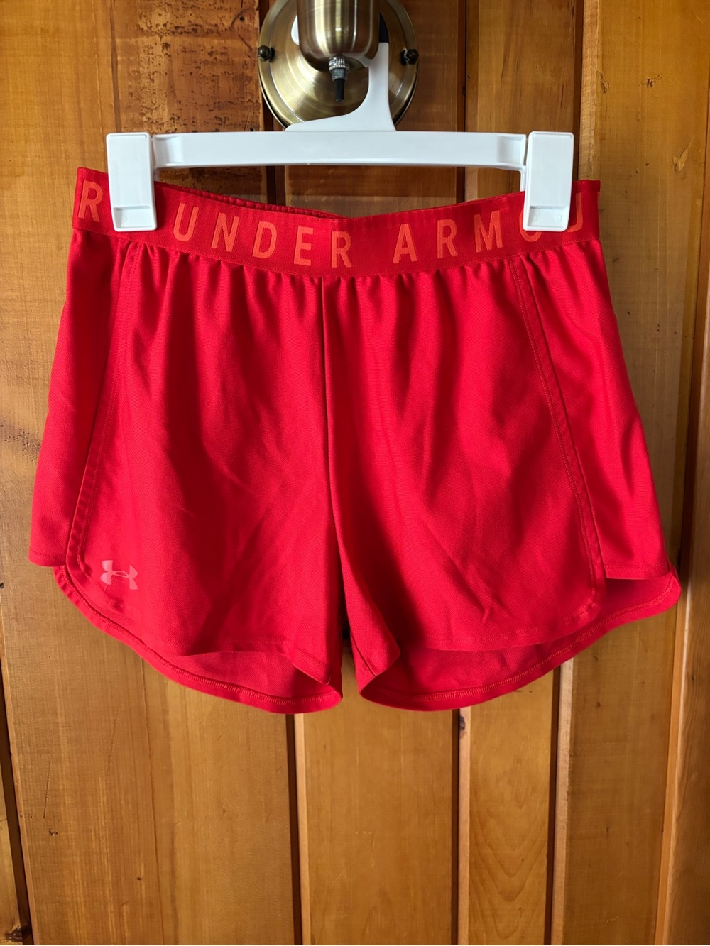 Under Armour Women's Red Athletic Shorts